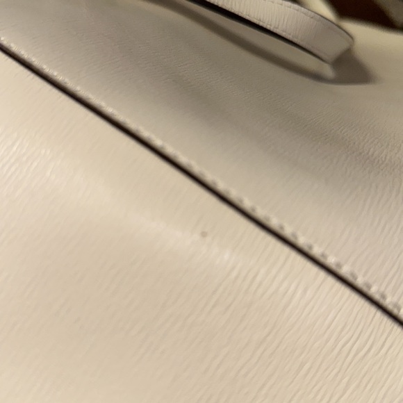 Ralph Lauren Ivory Leather Tote - Picture 3 of 12